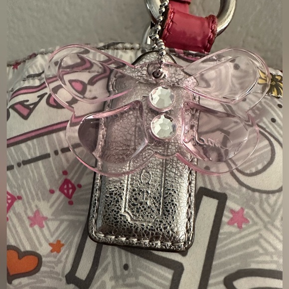 Coach Pink and Grey purse bag - Picture 11 of 15